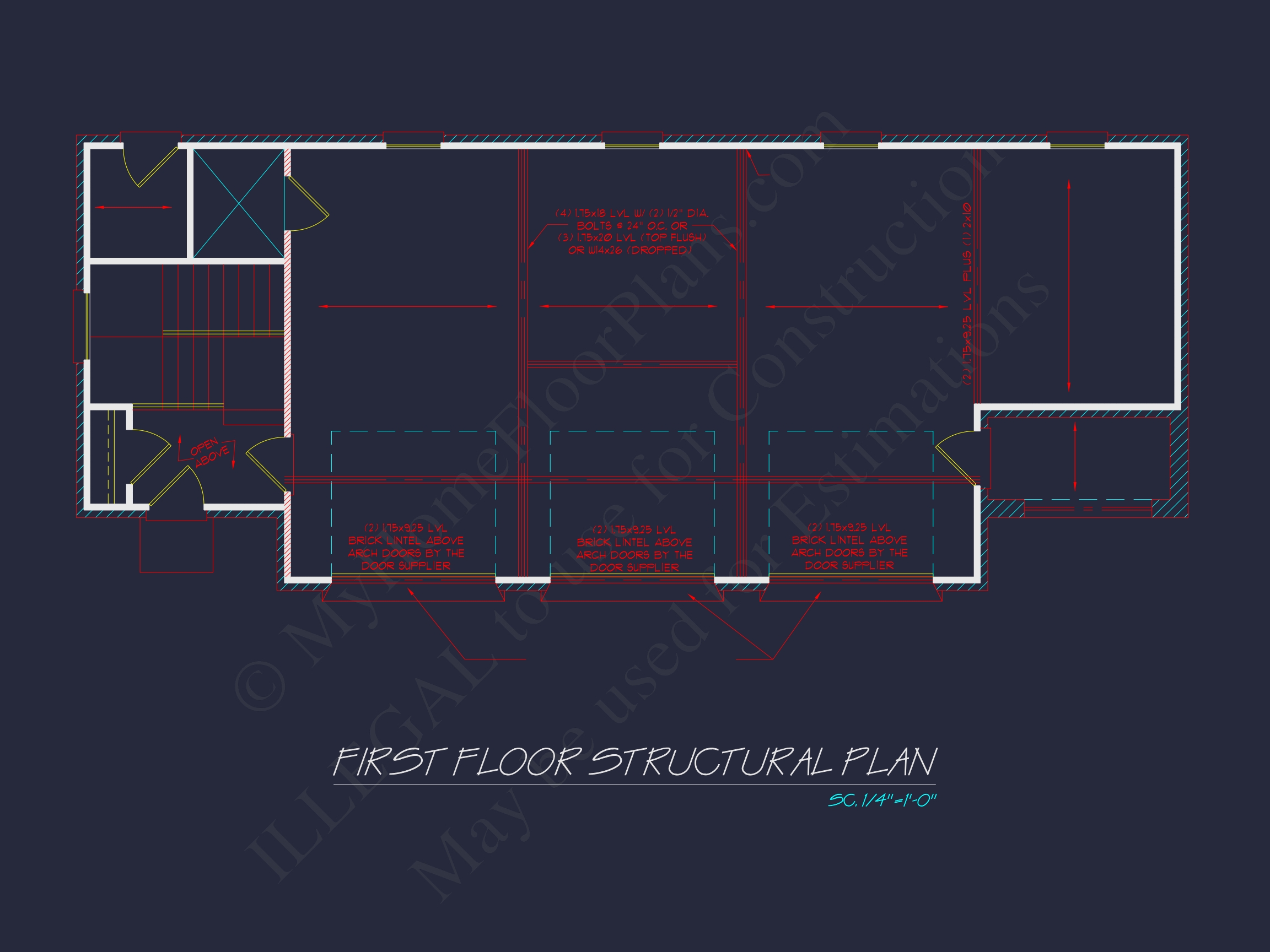 Stunning Traditional 2-Story House Plan with Vaulted Ceilings & Brick Exterior