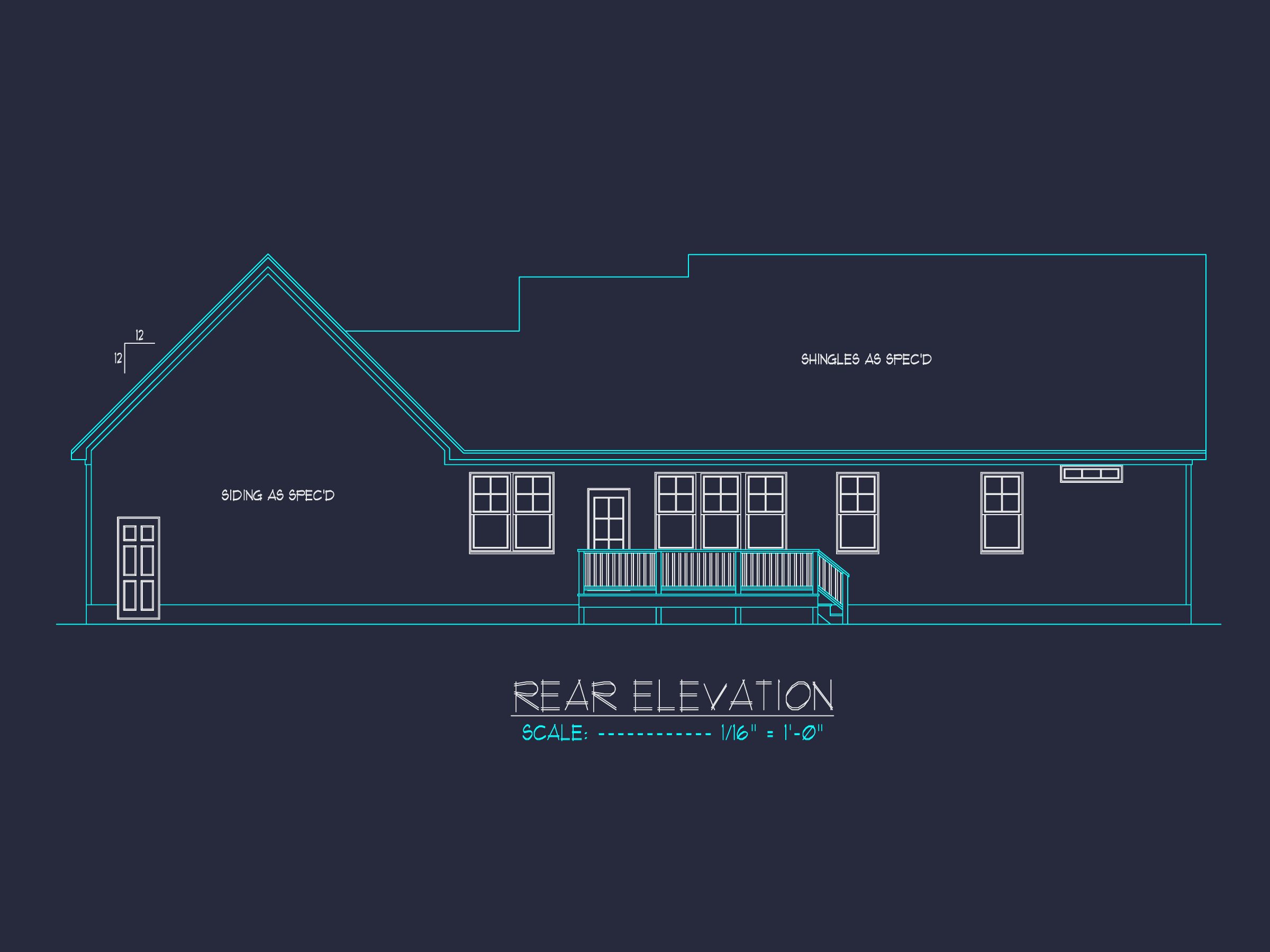 Charming 1-Story House Plan with Craftsman Design & CAD Blueprints