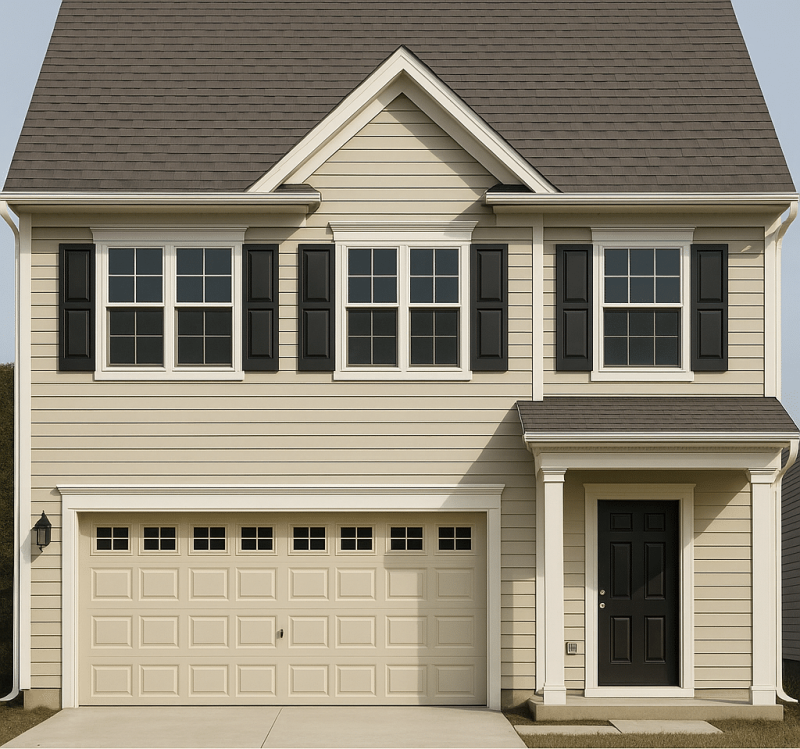 Modern Craftsman Home Plan with 3 Bedrooms and 2 Baths