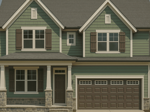 Modern Craftsman house Plan with Detailed Blueprint Designs