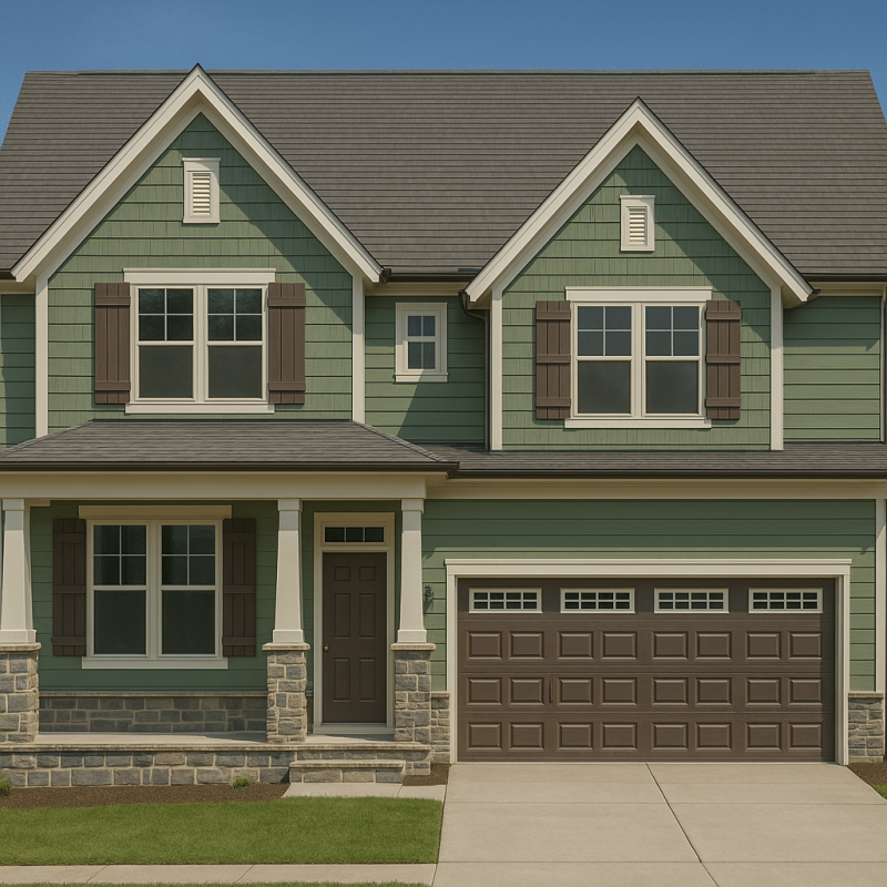 Modern Craftsman house Plan with Detailed Blueprint Designs