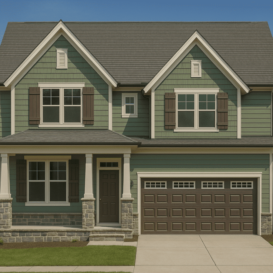 Modern Craftsman house Plan with Detailed Blueprint Designs