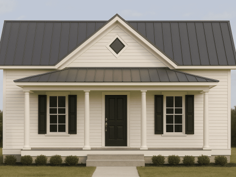 Traditional Ranch Home Plan with 3 Beds, CAD Blueprints & Design