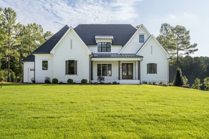 Traditional Home Plan with Open Floor Layout, 4 Bedrooms & CAD Blueprints