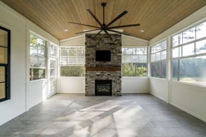 Traditional Home Plan with Open Floor Layout, 4 Bedrooms & CAD Blueprints