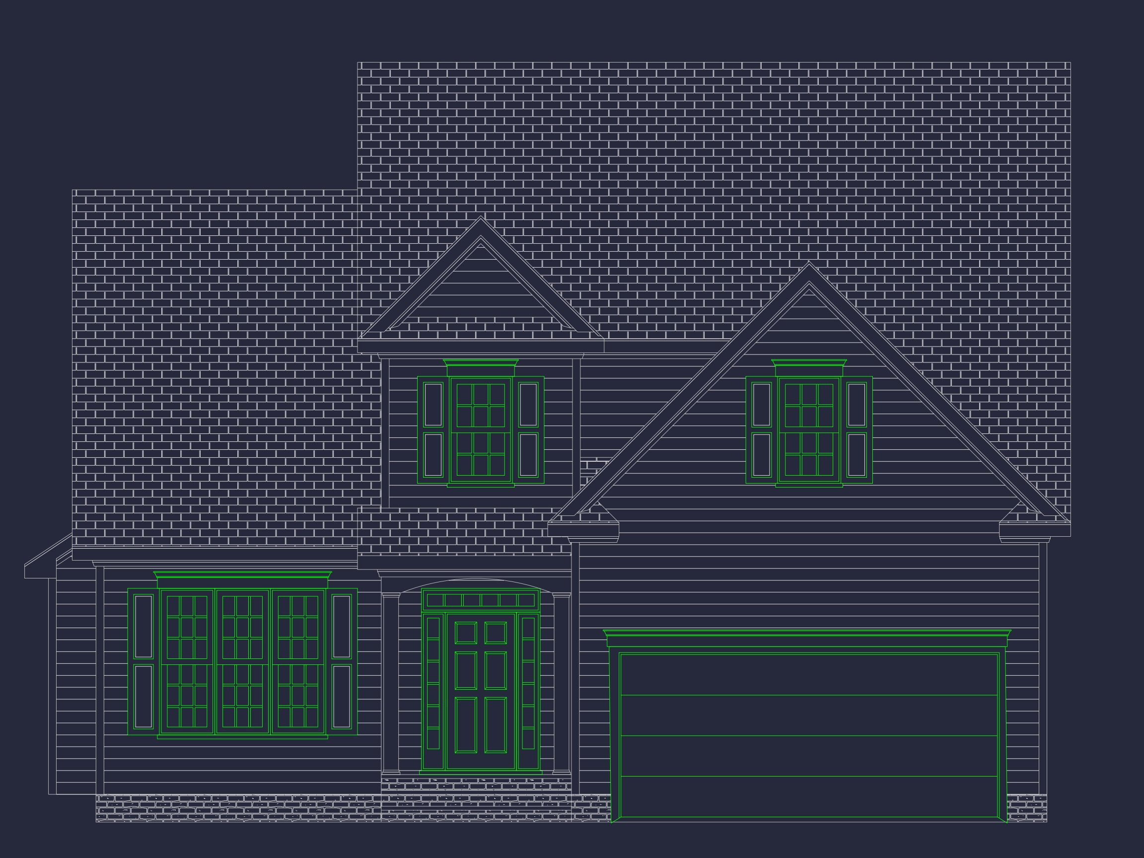 Traditional 2-Story House Plan with Brick & Siding Curb Appeal