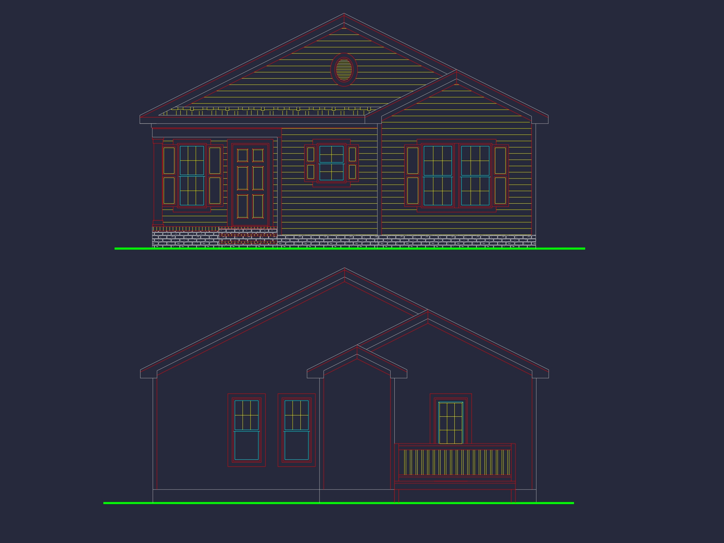 Stylish Home Blueprint: Bungalow Floor Plan Design with CAD