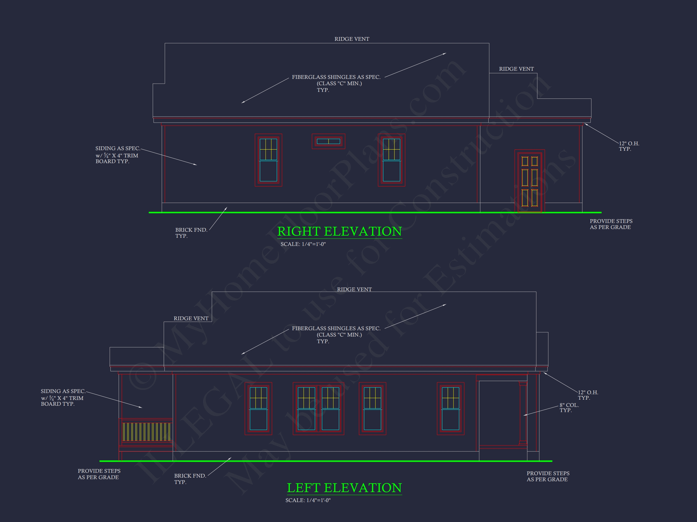 Stylish Home Blueprint: Bungalow Floor Plan Design with CAD
