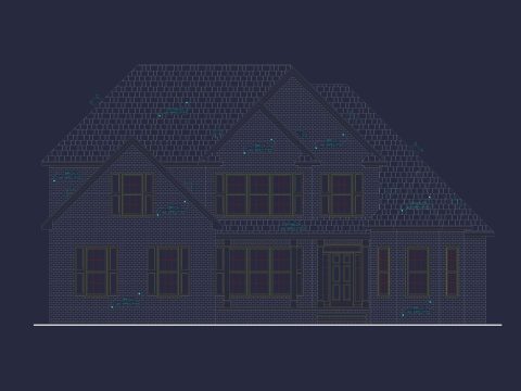 54' x 44' Traditional House Plan with Brick Exterior & Bonus Spaces