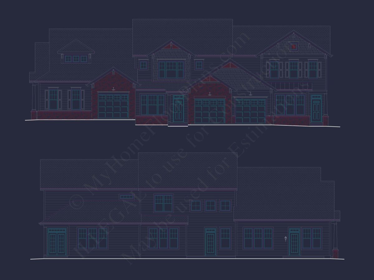 Modern Craftsman Townhome Plan with 3 Bedrooms & Open Layout