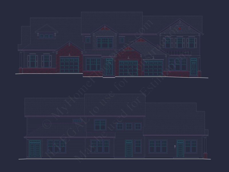 Modern Craftsman Townhome Plan with 3 Bedrooms & Open Layout
