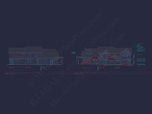 Modern Craftsman Townhome Plan with 3 Bedrooms & Open Layout
