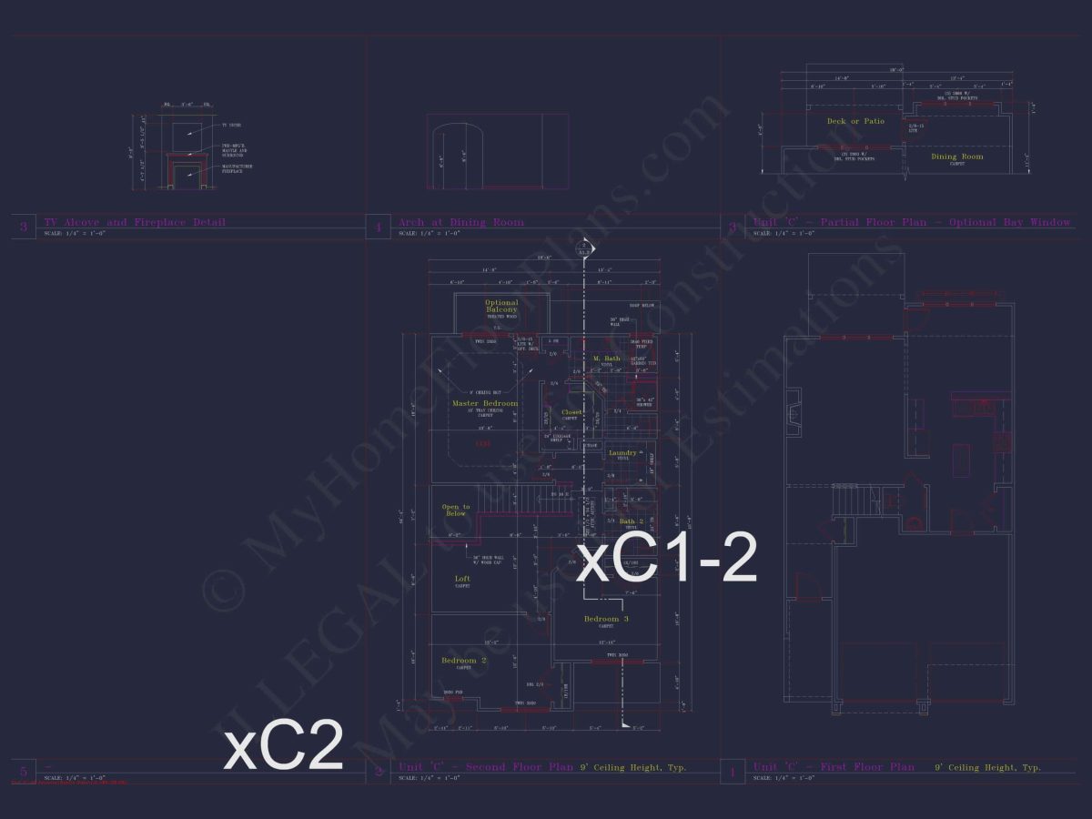 Modern Craftsman Townhome Plan with 3 Bedrooms & Open Layout