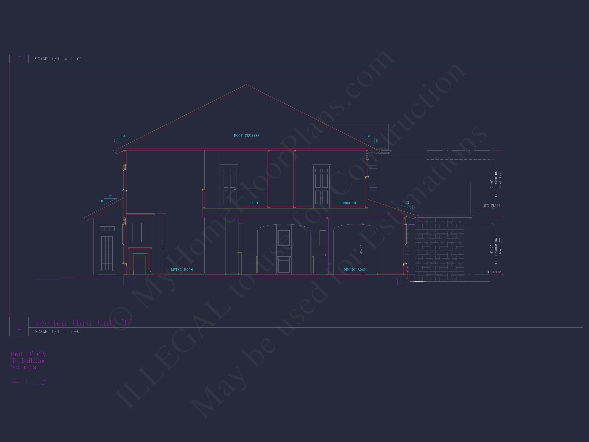 Modern Craftsman Townhome Plan with 3 Bedrooms & Open Layout
