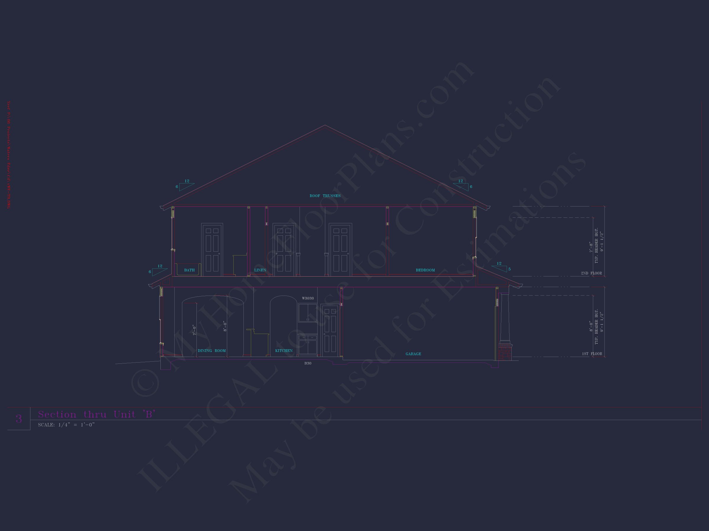 Modern Craftsman Townhome Plan with 3 Bedrooms & Open Layout