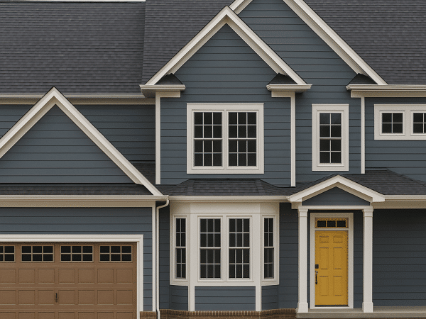 Modern Family Home Plan 2-Story Layout with Classic Curb Appeal