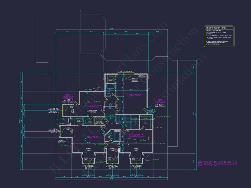 Elegant house Plan - Luxury Floor Plan & CAD Design Blueprint
