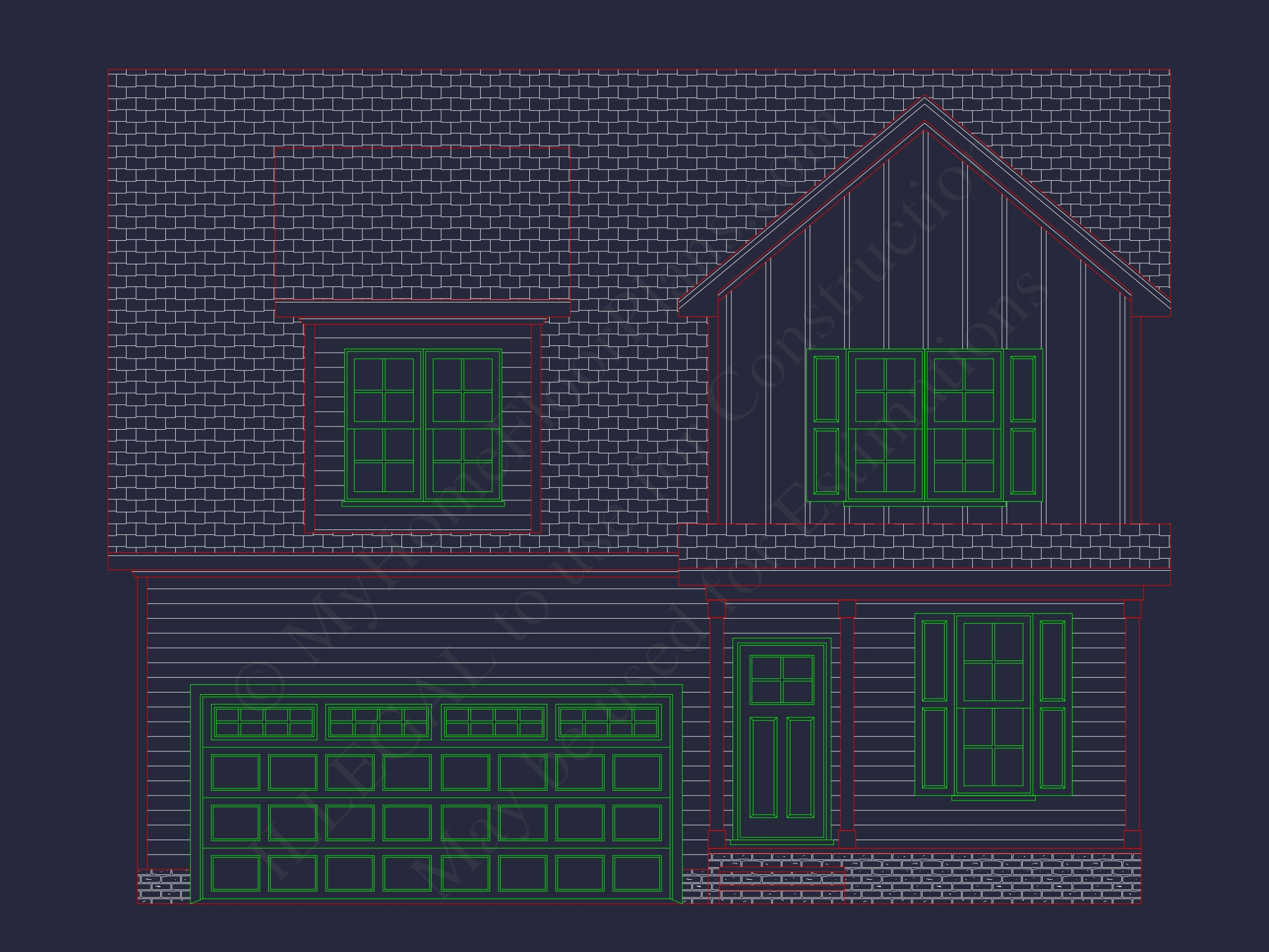 Elegant Craftsman Home Plan with 2 Floors and Spacious Design