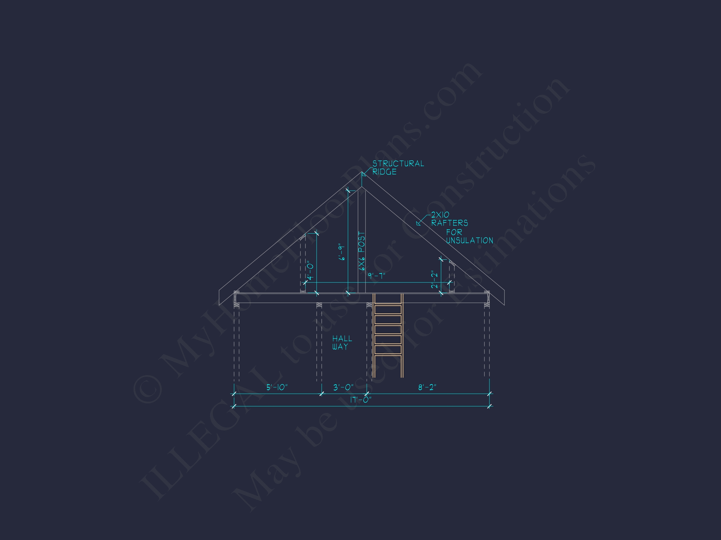 Cozy 1-Bedroom House Plan with Vaulted Ceilings & Open Layout