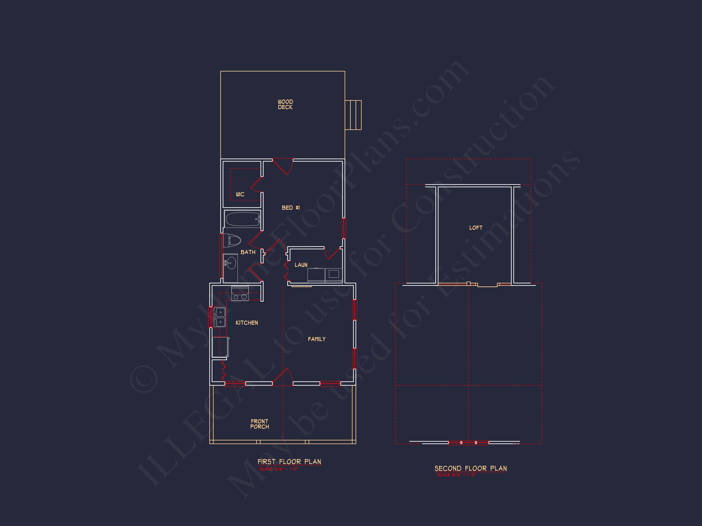 Cozy 1-Bedroom House Plan with Vaulted Ceilings & Open Layout