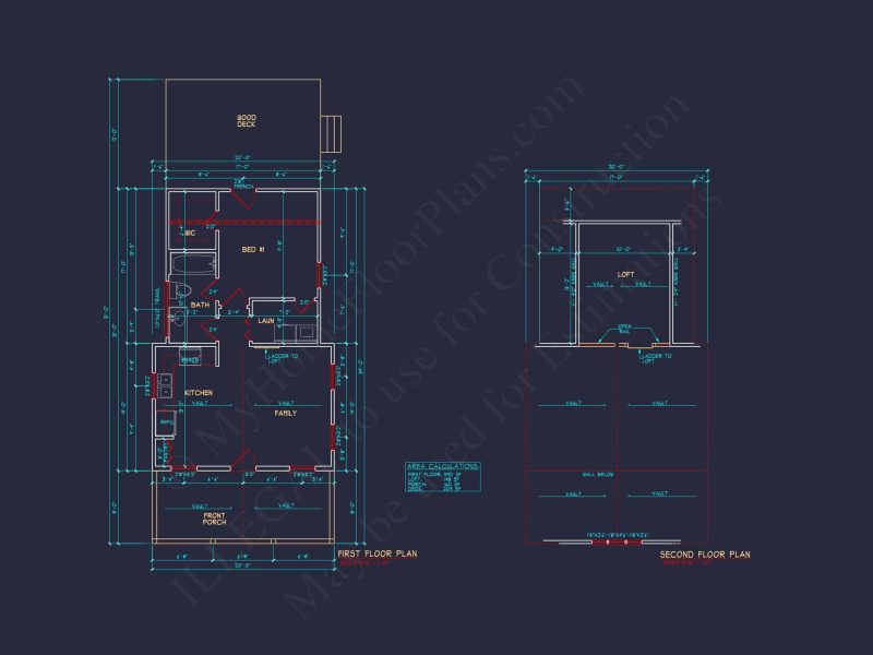Cozy 1-Bedroom House Plan with Vaulted Ceilings & Open Layout
