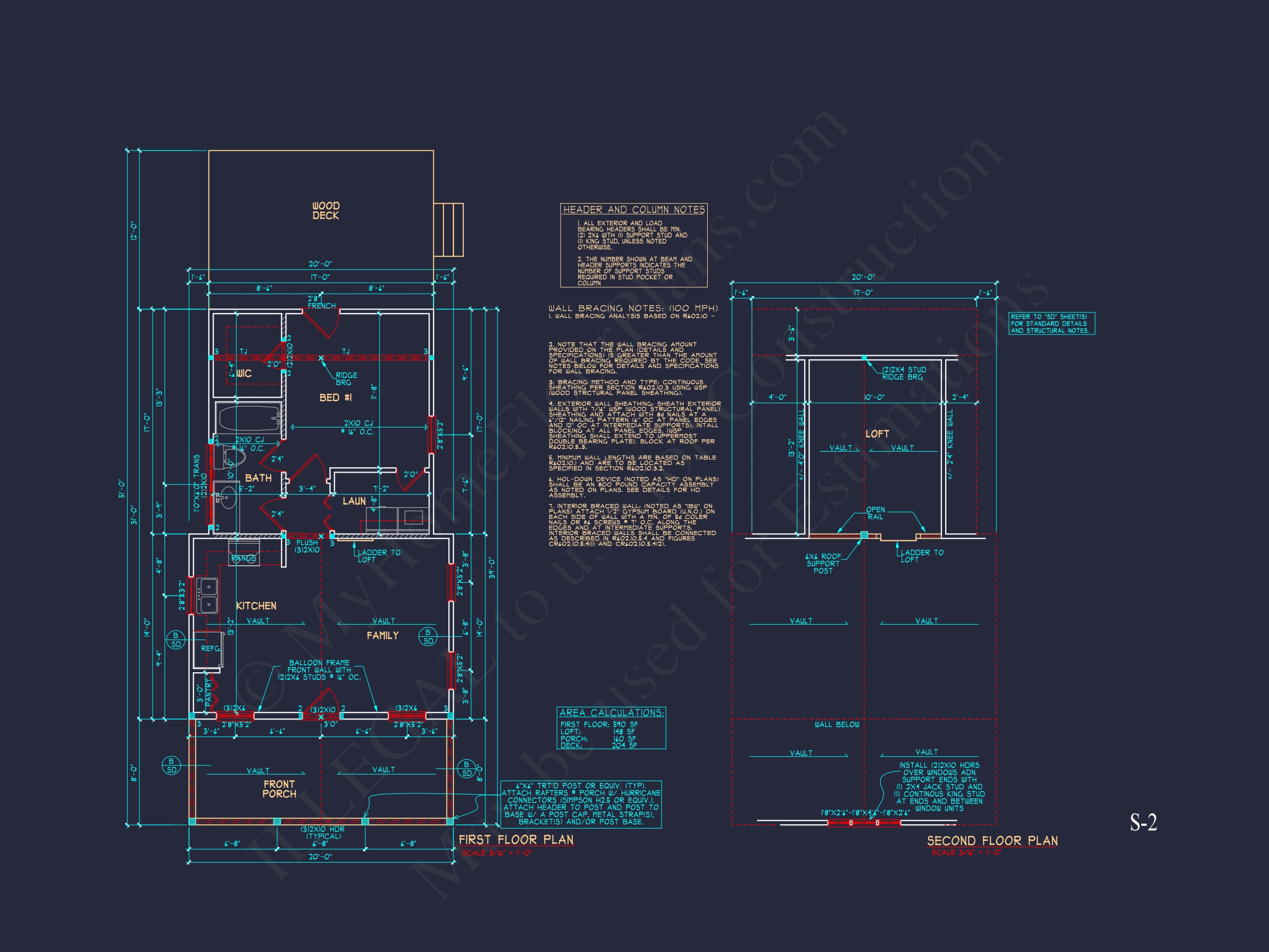 Cozy 1-Bedroom House Plan with Vaulted Ceilings & Open Layout