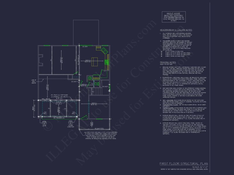 Elegant Craftsman Home Plan with 2 Floors and Spacious Design