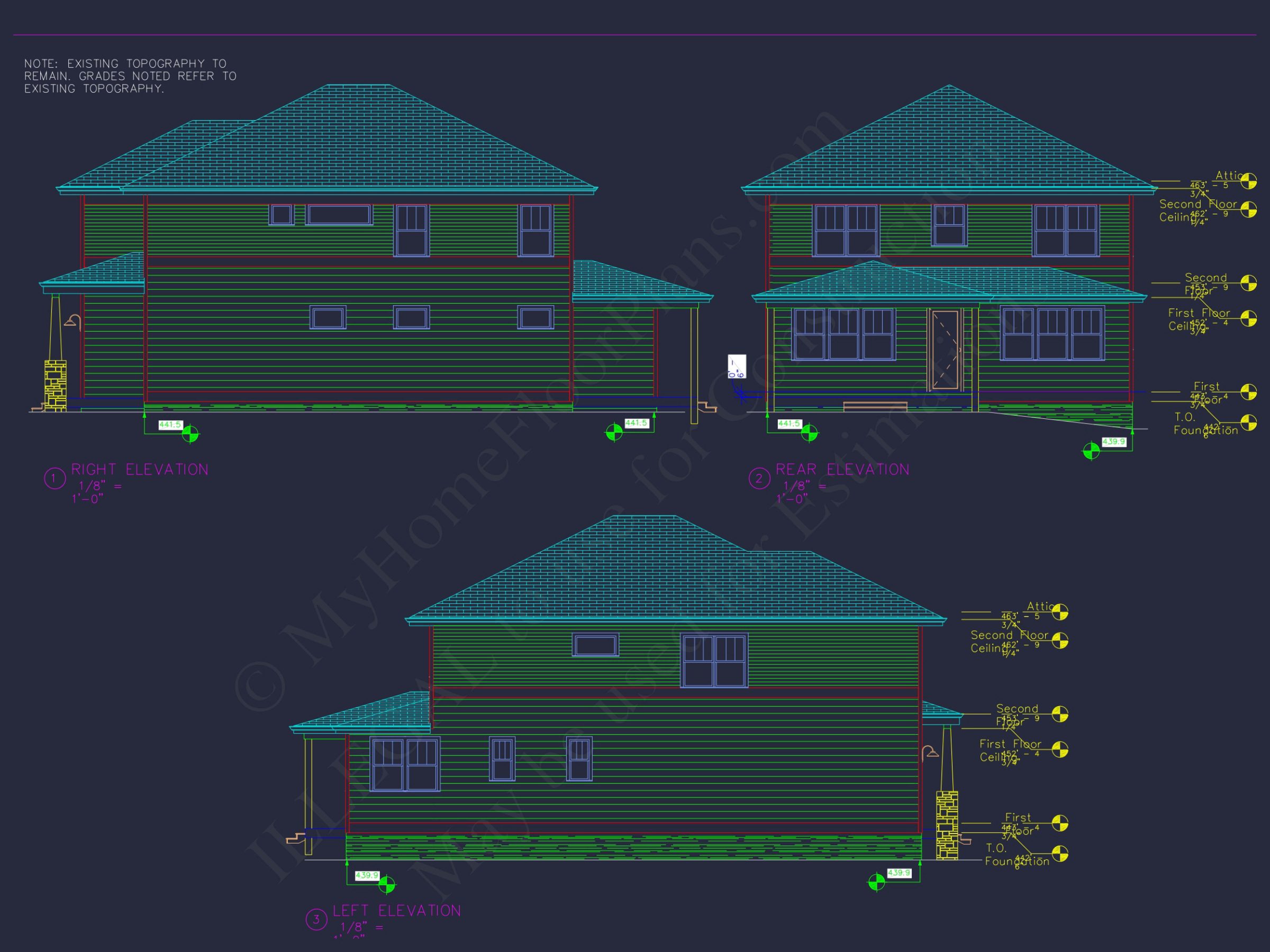 Elegant 2-Story Craftsman House Plan with Bonus Room and CAD Designs
