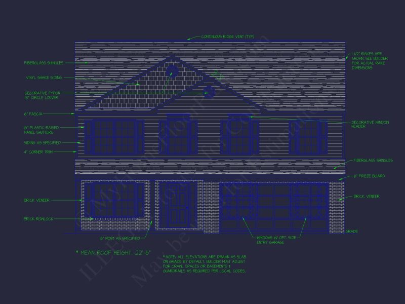 Traditional 2-Story House Plan with CAD Blueprints and Modern Features
