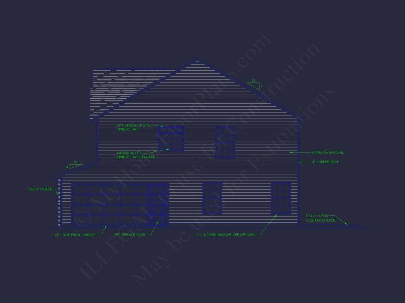 Traditional 2-Story House Plan with CAD Blueprints and Modern Features