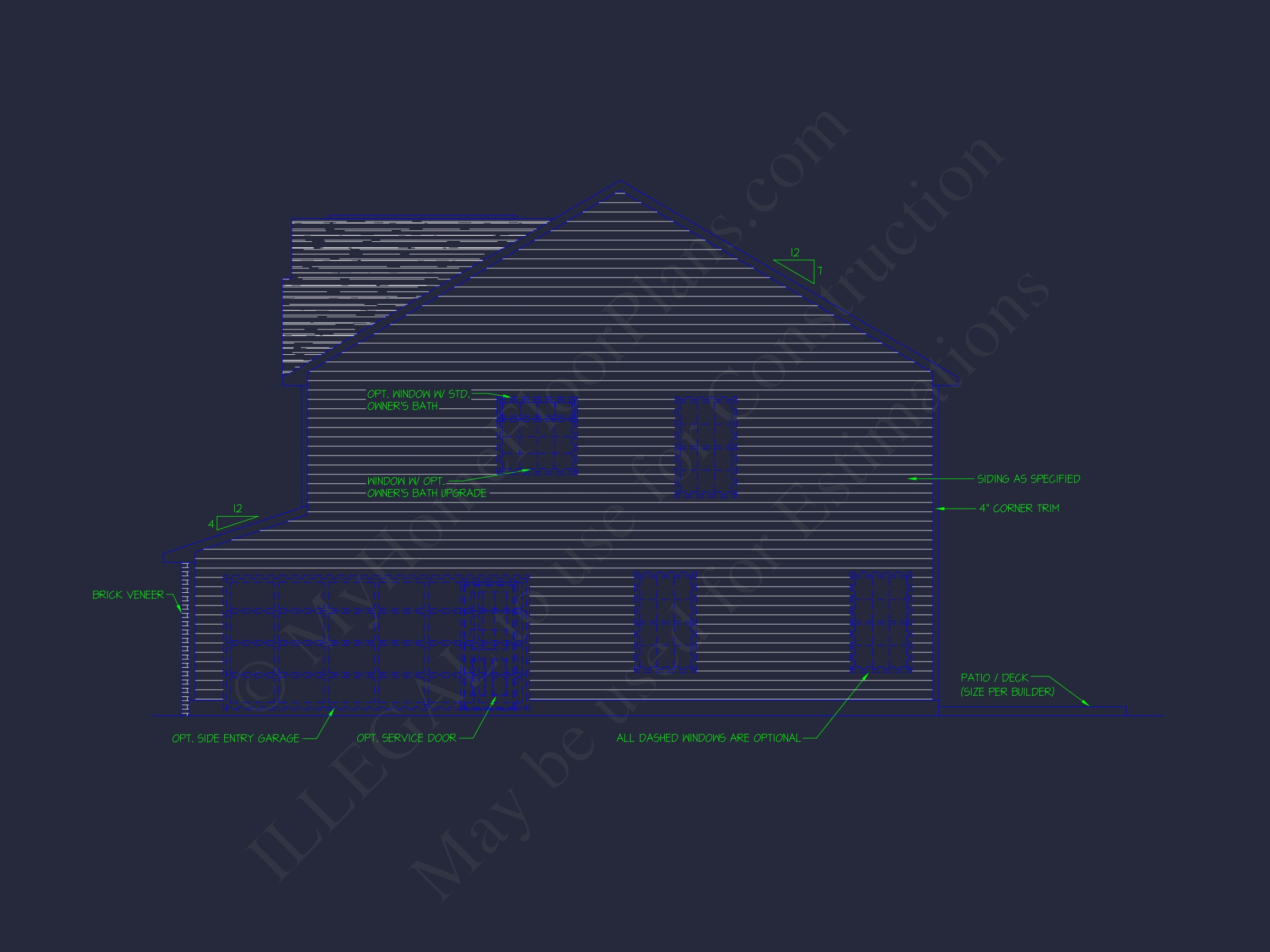 Traditional 2-Story House Plan with CAD Blueprints and Modern Features
