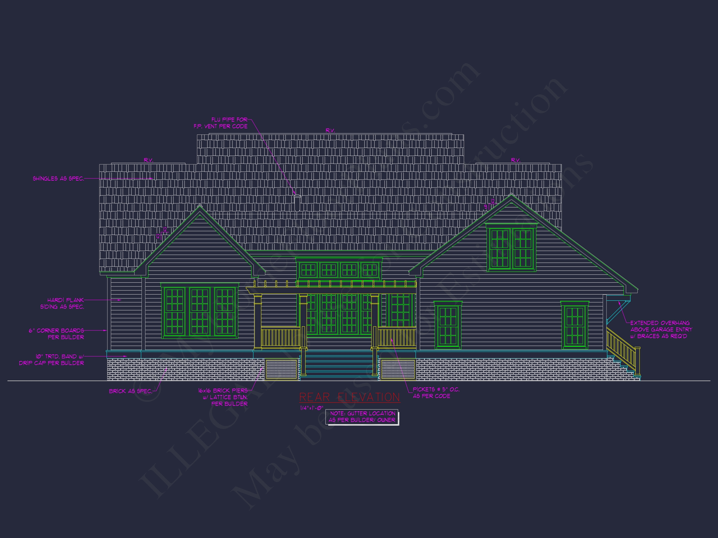 Spacious 2-Story House Plan with Traditional Southern Charm