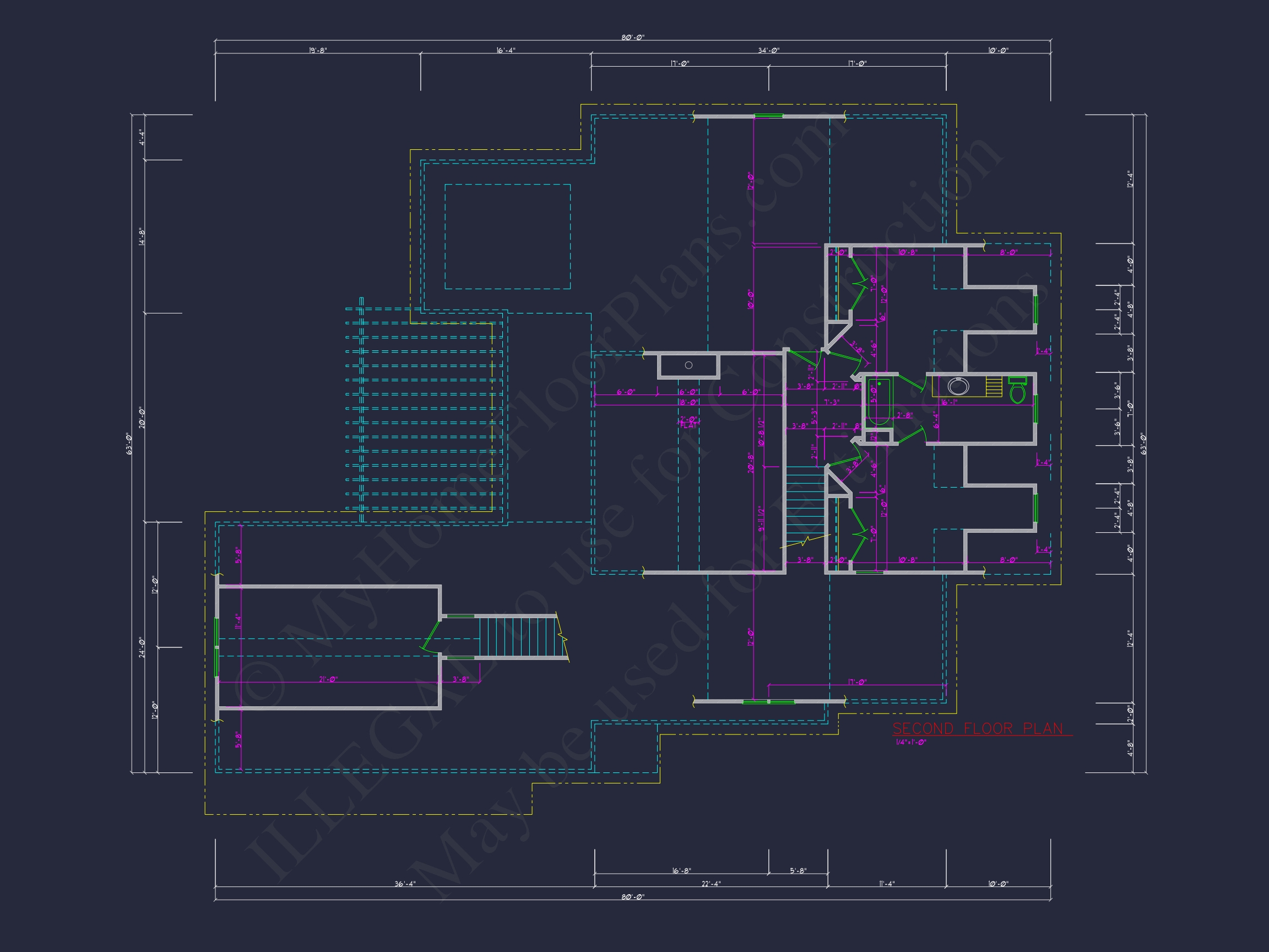 Spacious 2-Story House Plan with Traditional Southern Charm
