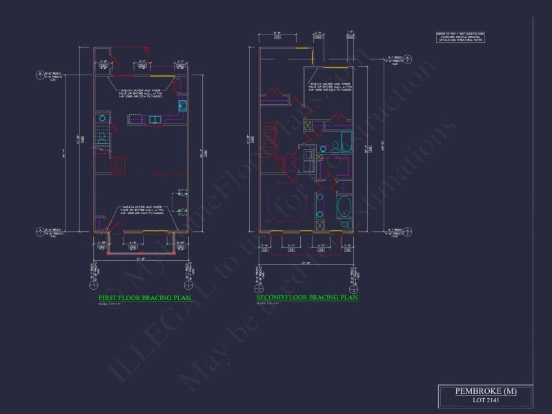Traditional 7-Unit Townhome Floor Plan with Colonial Revival Design
