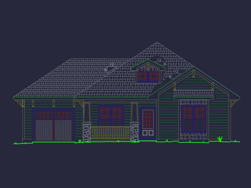 Compact 1-Story Home Plan with Garage and Open Floor Design