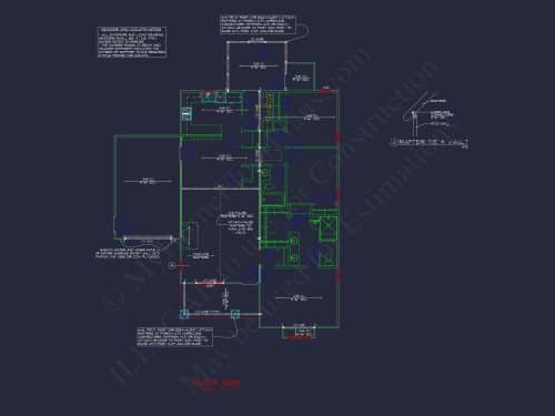 Compact 1-Story Home Plan with Garage and Open Floor Design
