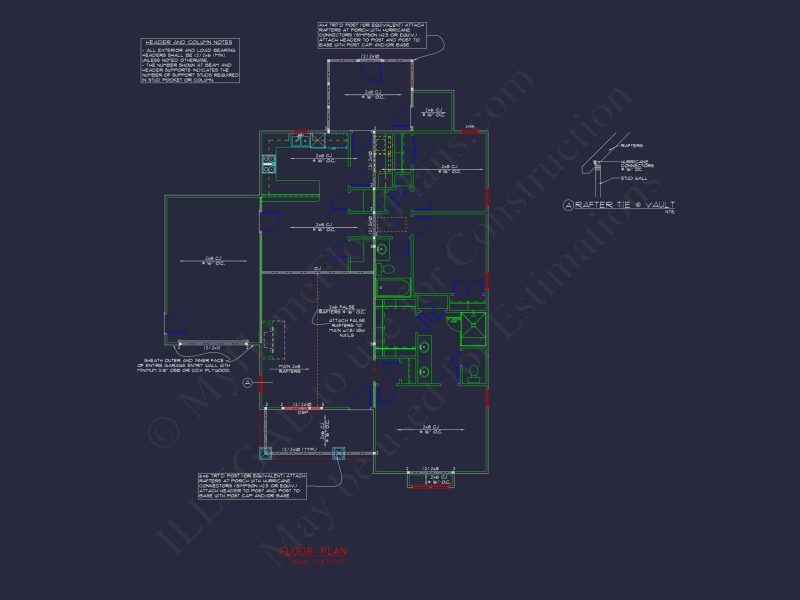 Compact 1-Story Home Plan with Garage and Open Floor Design