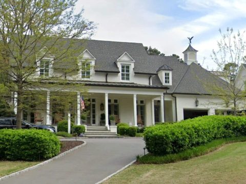 Elegant 2-Story House Plan with Brick Exterior & Fireplace Charm