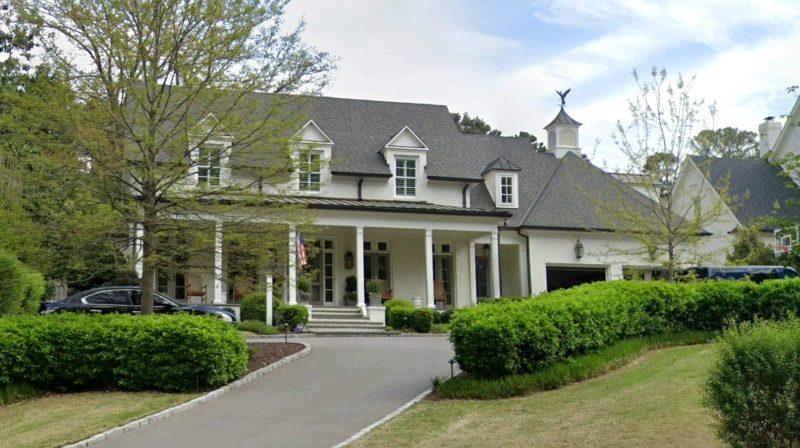 Elegant 2-Story House Plan with Brick Exterior & Fireplace Charm
