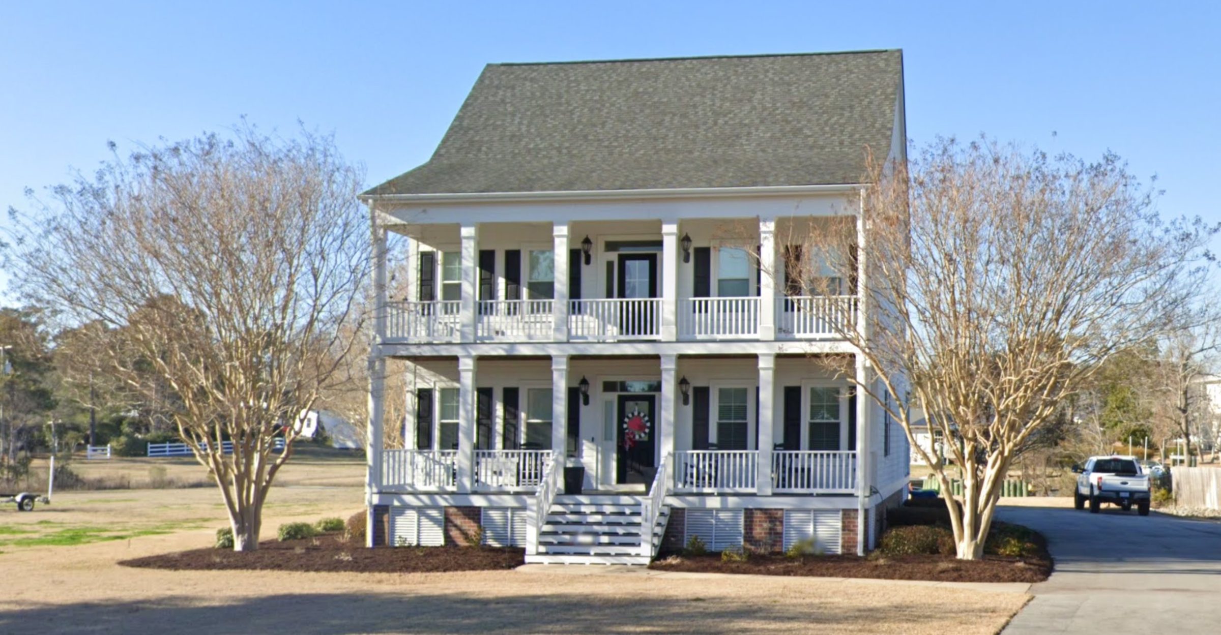 Elegant 2-Story House Plan with Colonial Architecture & CAD Blueprints