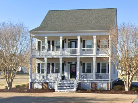 Elegant 2-Story House Plan with Colonial Architecture & CAD Blueprints