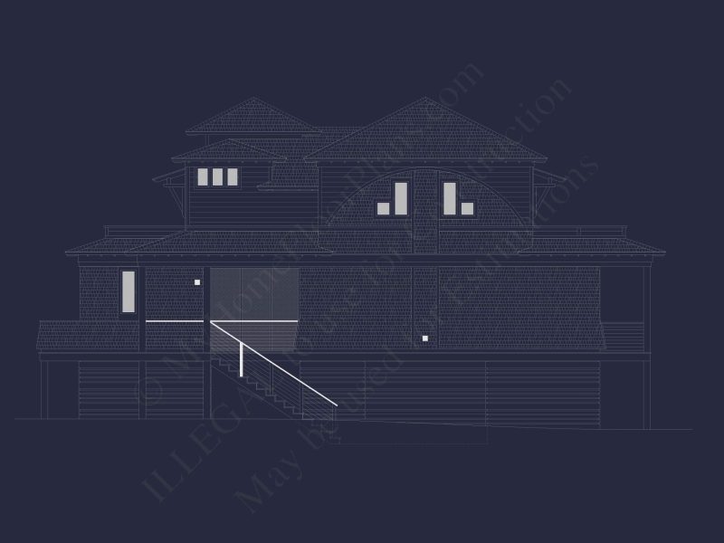 Modern Beach Home Plan with Spacious Floor Design