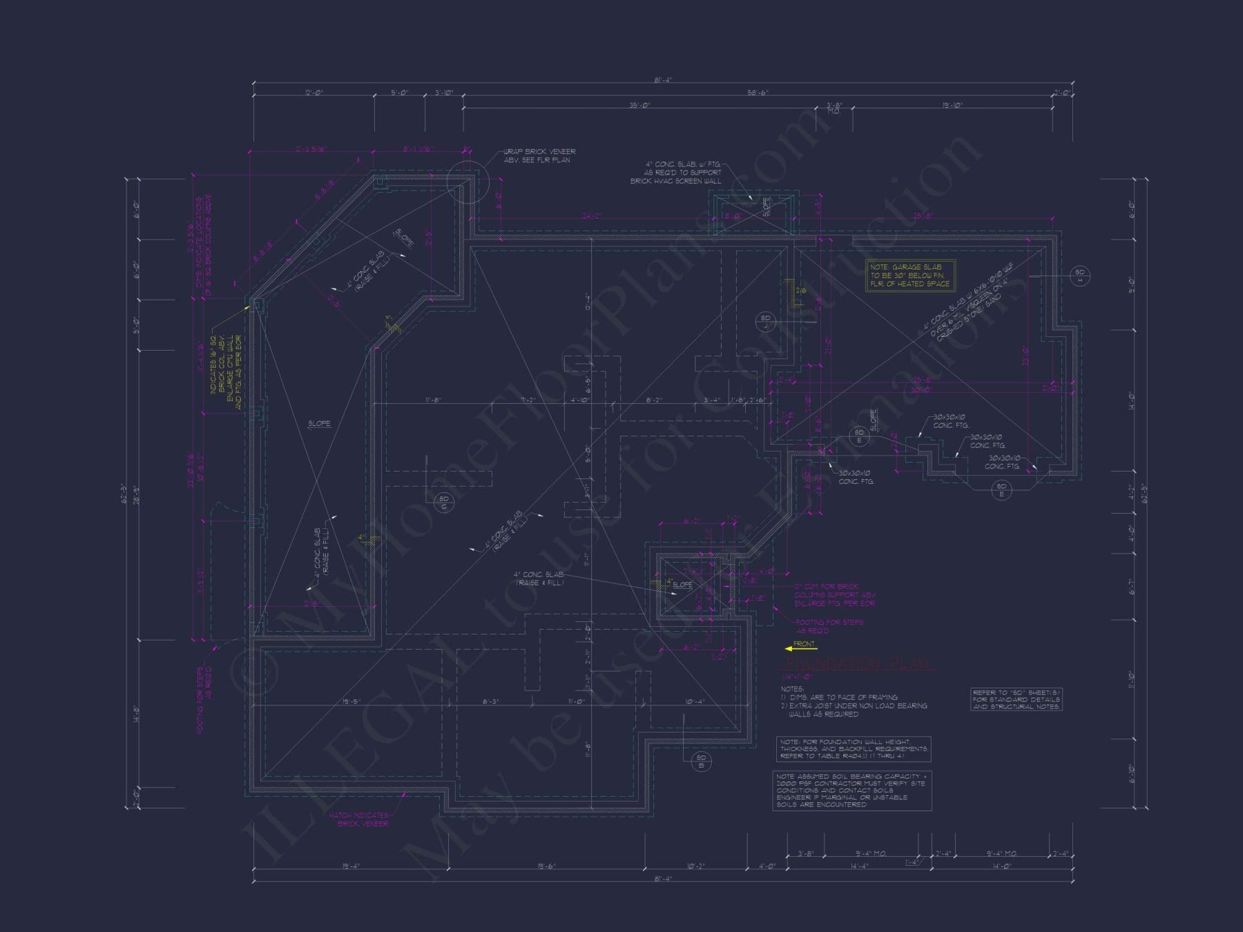 Elegant 2-Story Home Plan with 4 Beds, CAD Blueprint Designs