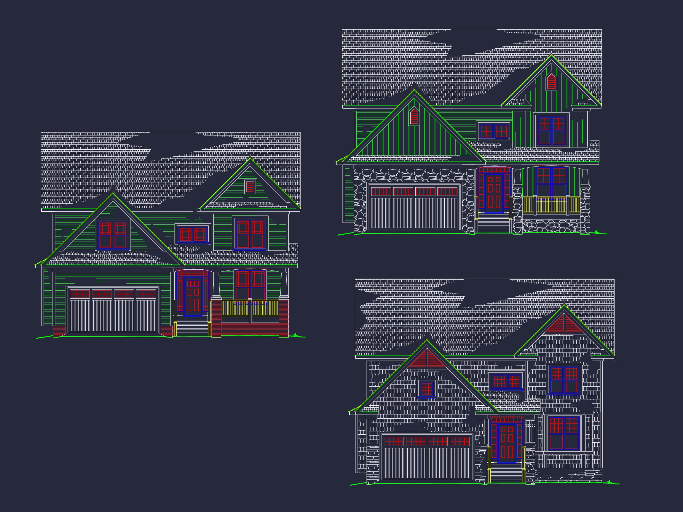 Spacious 4-Bedroom Home Plan with Open Layout and CAD Files