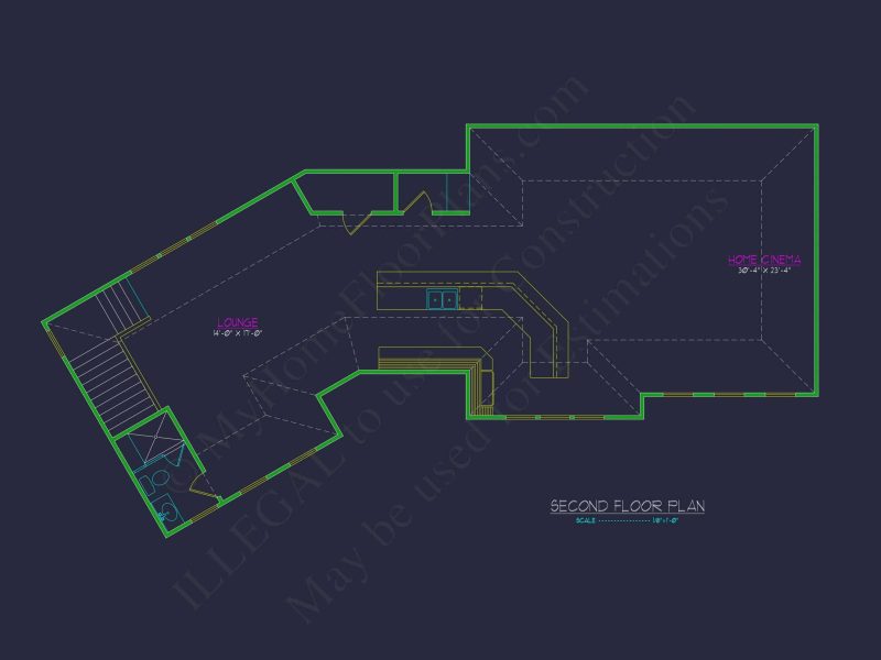 2-Story House Plan with Workshop and CAD Architecture Design