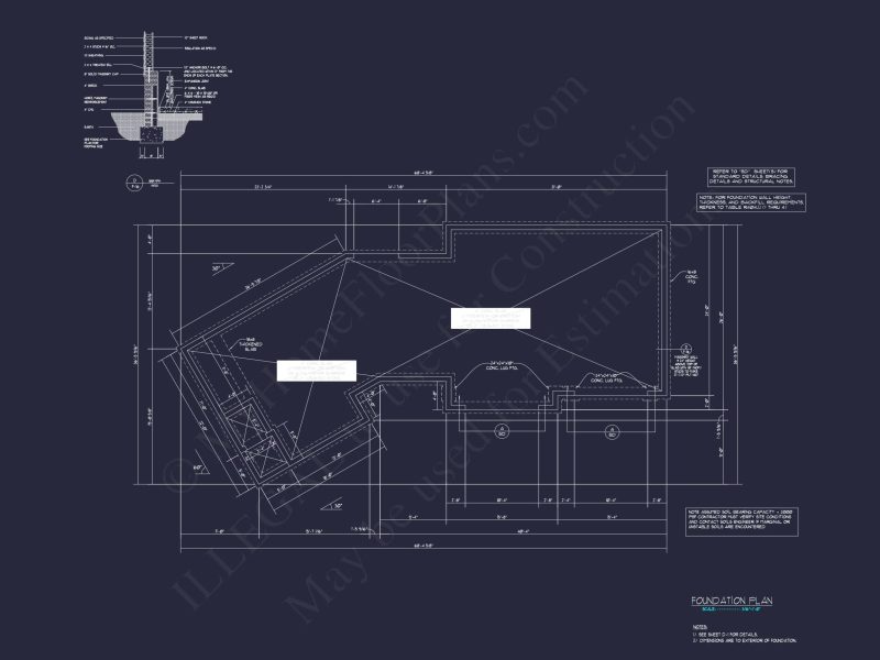 2-Story House Plan with Workshop and CAD Architecture Design