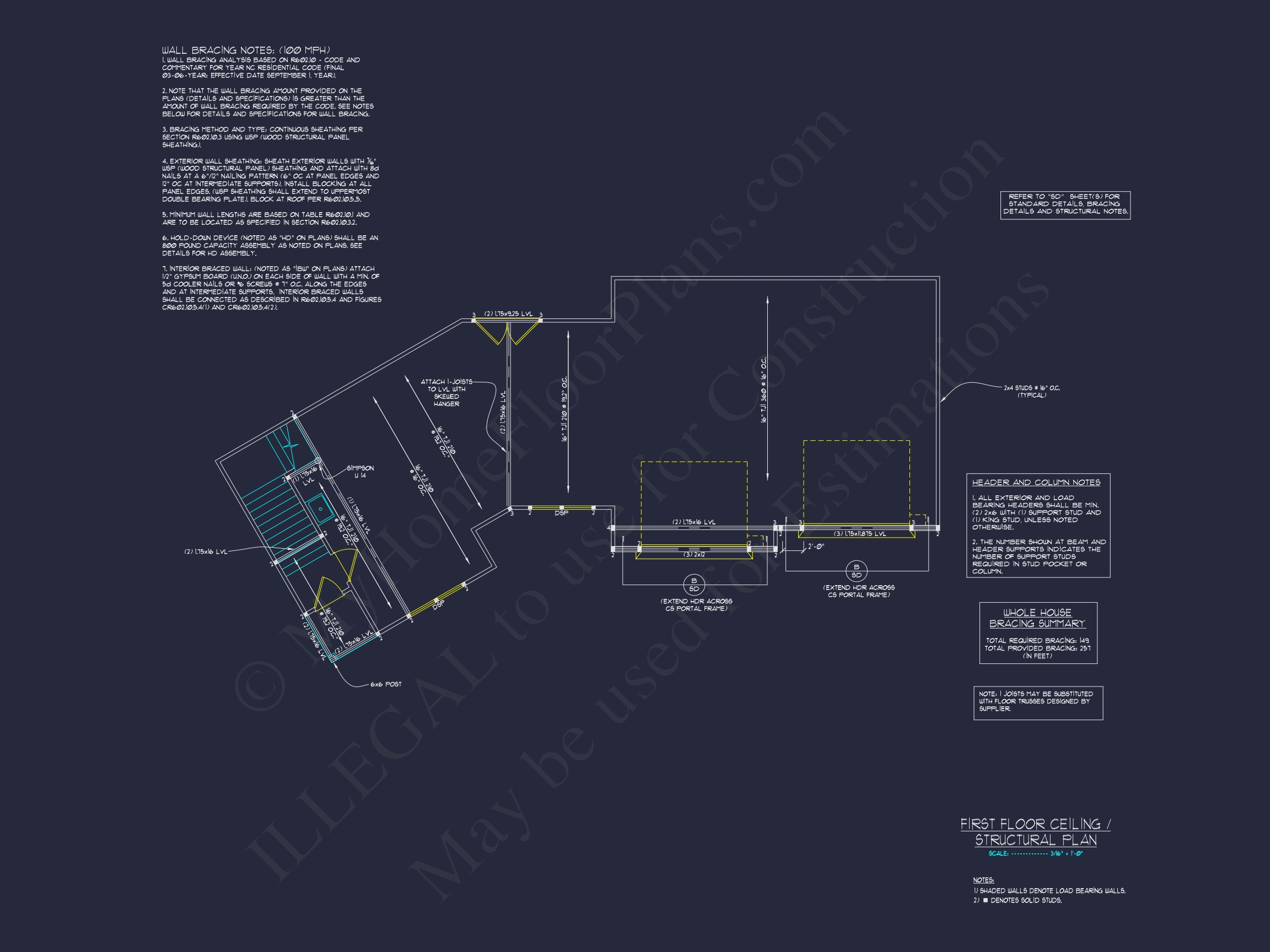 2-Story House Plan with Workshop and CAD Architecture Design