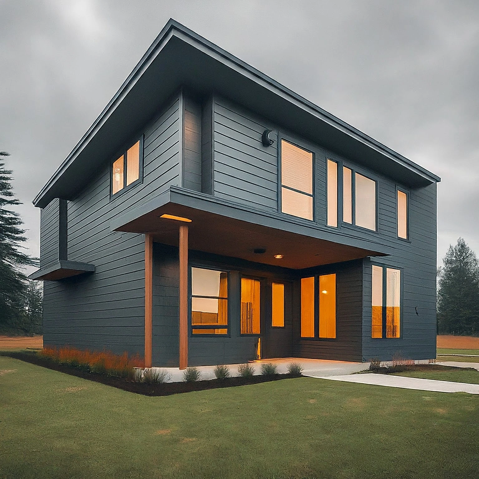 Contemporary Plan Design Exterior