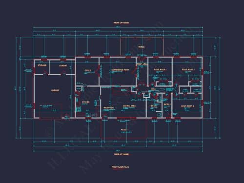 Spacious 2-Story House Plan with Craftsman Architecture