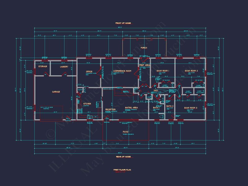Spacious 2-Story House Plan with Craftsman Architecture